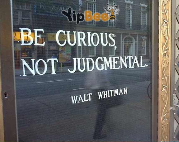 becurious quote