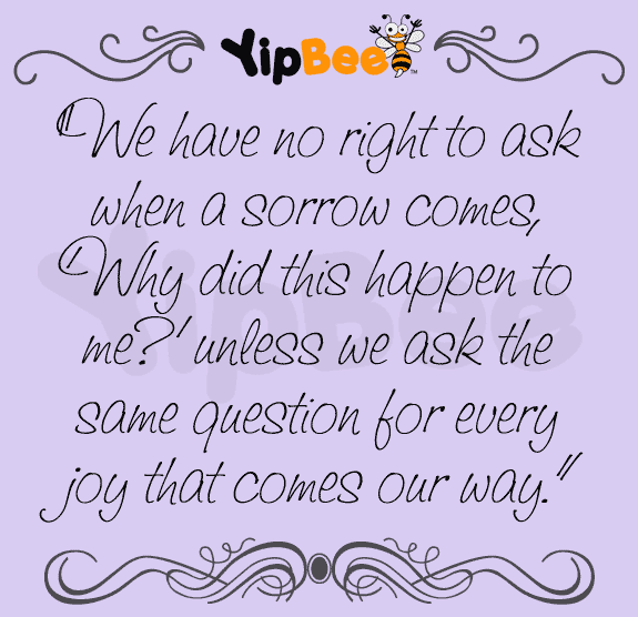 sorrow quote